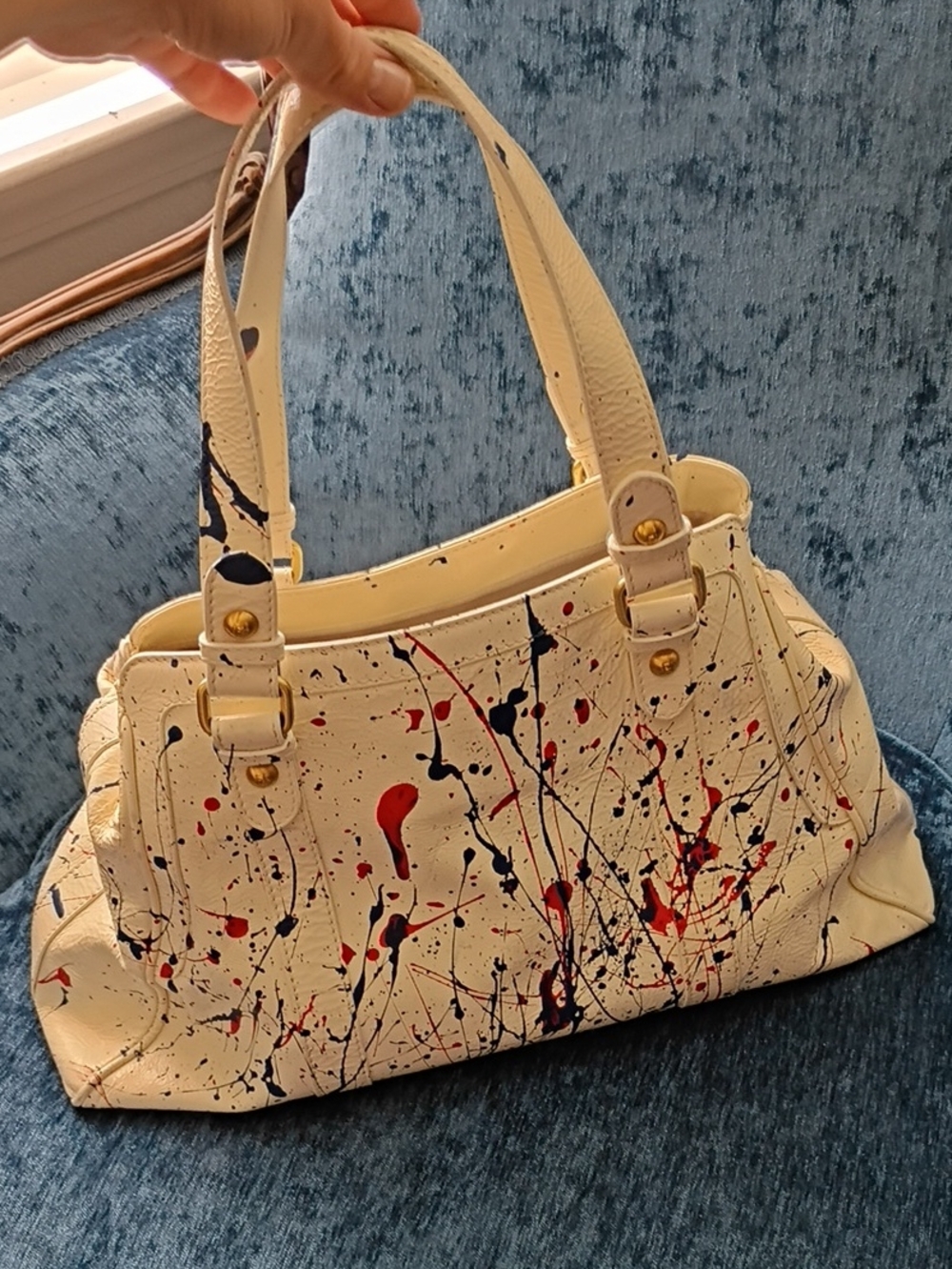 White Patent Leather Fendi Bag - Picture 6 of 14